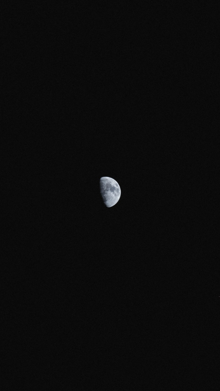 Pleine Lune Dans le Ciel. Wallpaper in 720x1280 Resolution