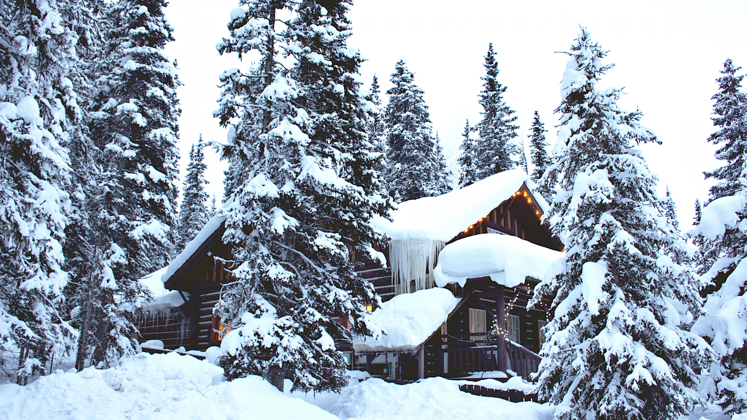 IOS, Hiver, Neige, Paysage Naturel, Pente. Wallpaper in 2560x1440 Resolution