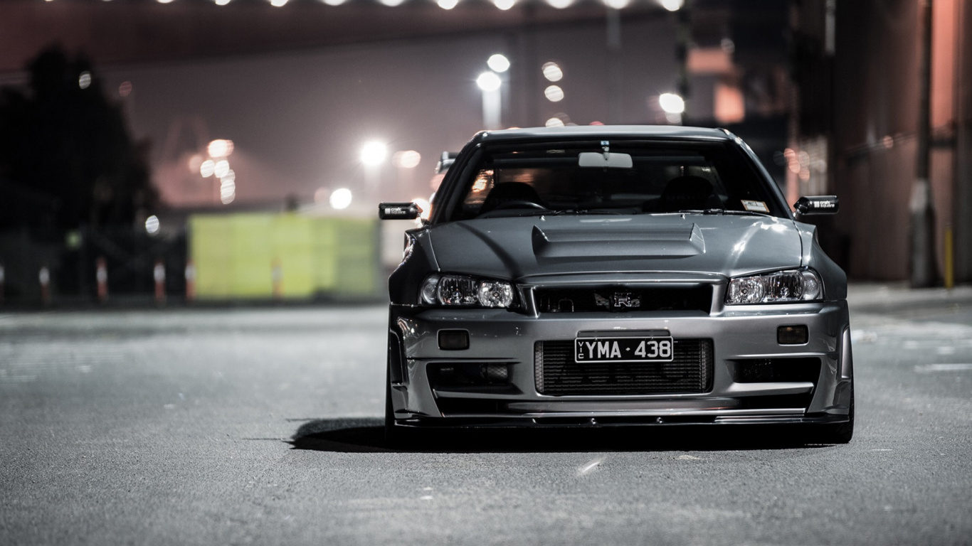 Schwarzer Bmw m 3 Tagsüber Unterwegs. Wallpaper in 1366x768 Resolution