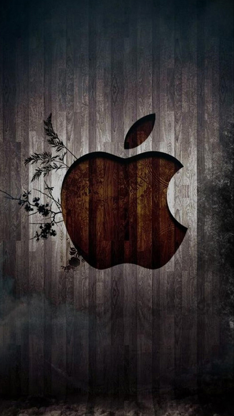 Apple, 木, 图形设计, 符号 壁纸 750x1334 允许