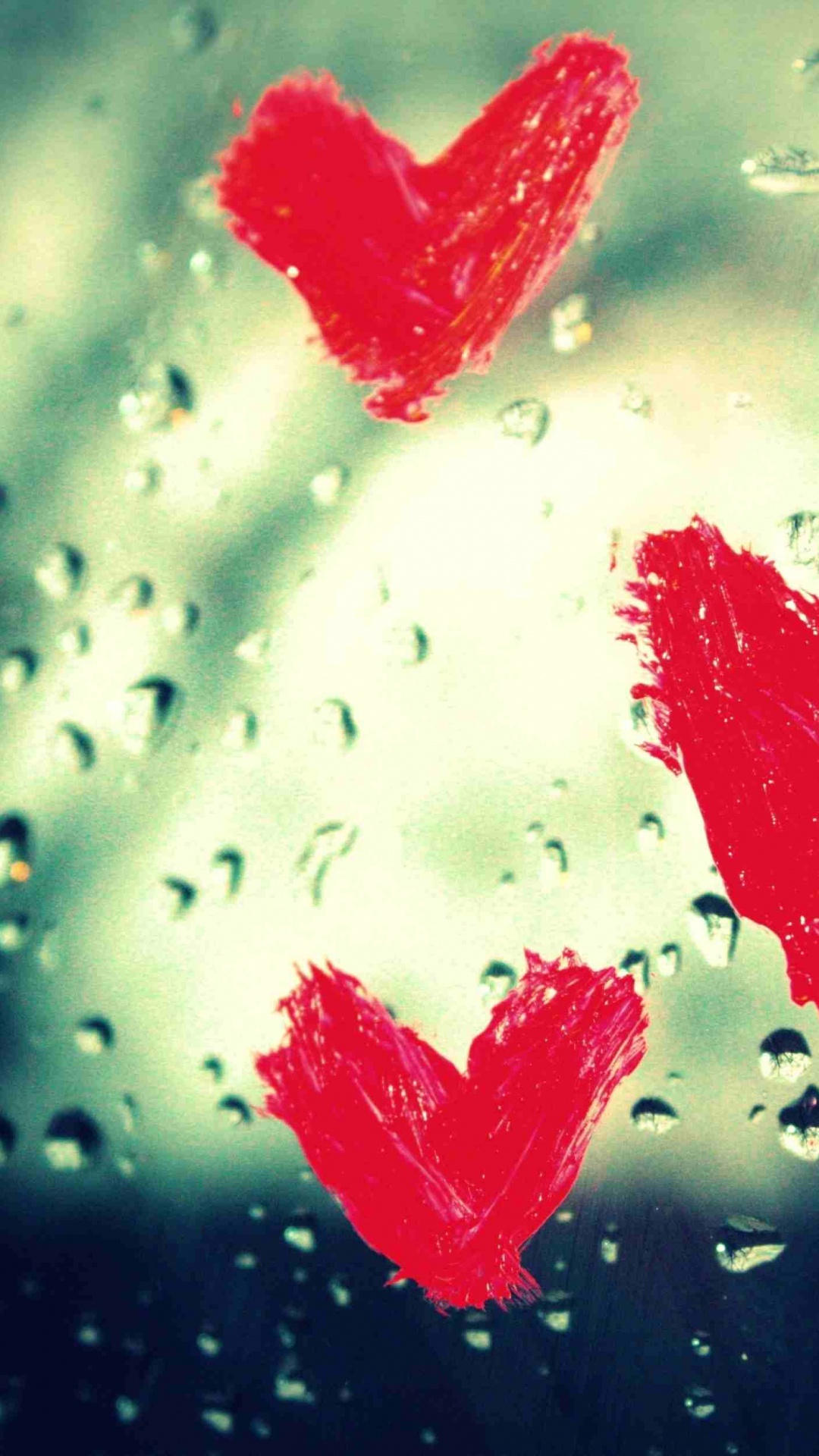 Valentines Tag, Herzen, Blatt, Liebe, Himmel. Wallpaper in 1080x1920 Resolution