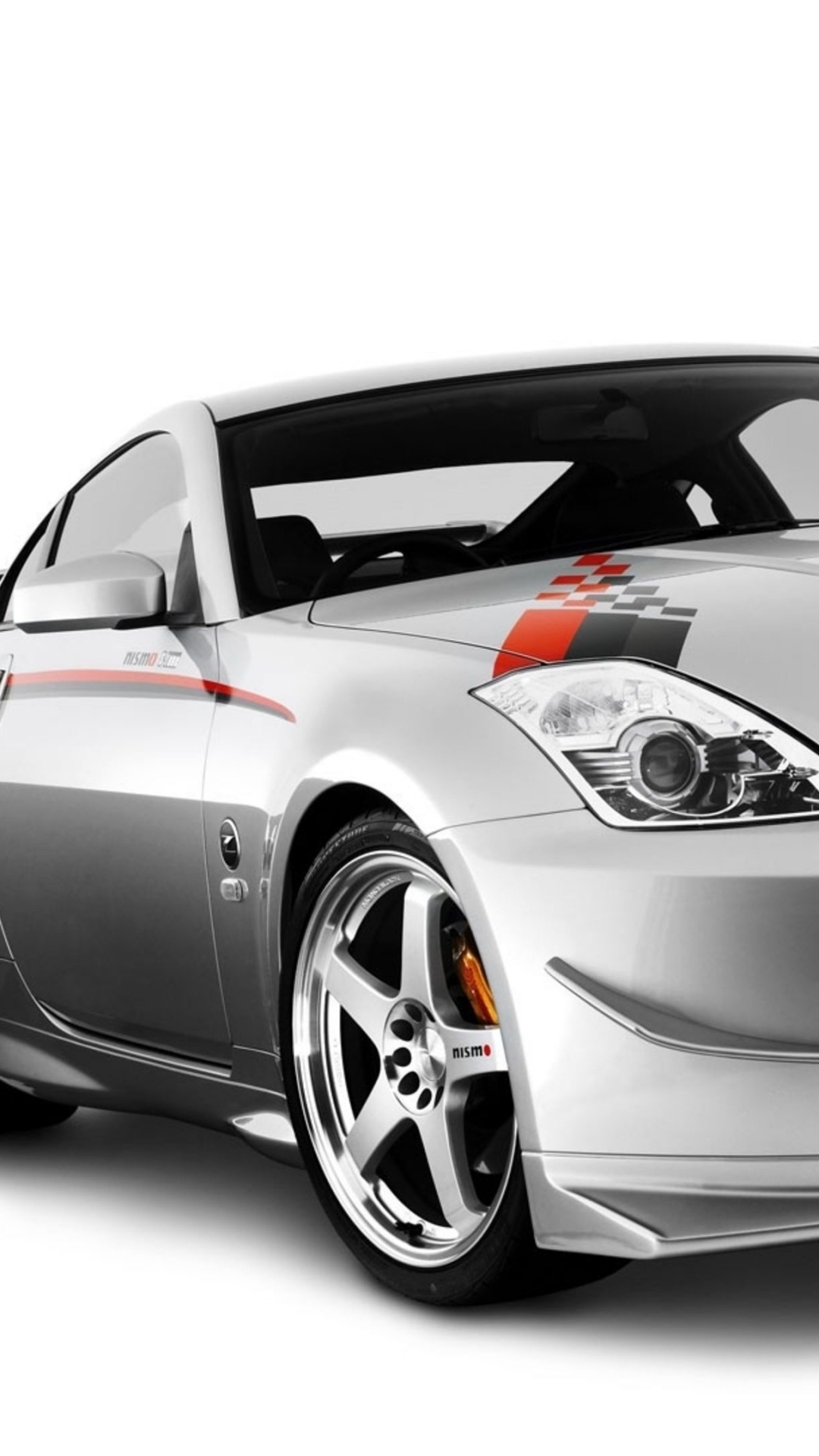 Porsche 911 Blanche Sur Fond Blanc. Wallpaper in 1080x1920 Resolution