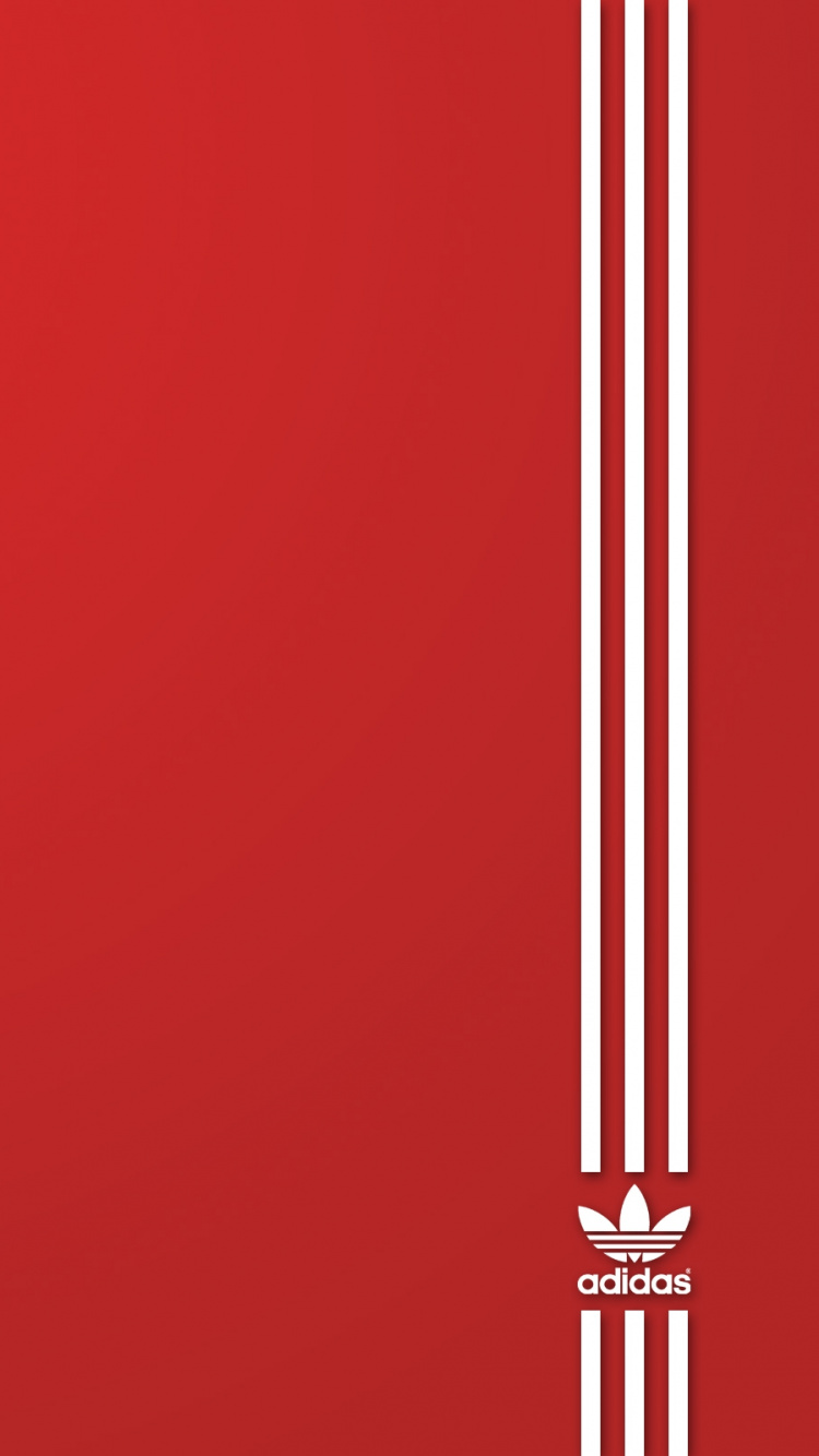 Adidas, Red, Marron, Orange, Rectangle. Wallpaper in 750x1334 Resolution