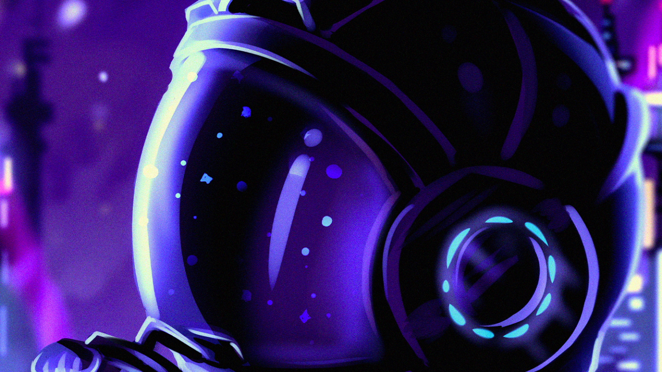 Astronaute, Purple, Violette, Gaz, Espace. Wallpaper in 1366x768 Resolution