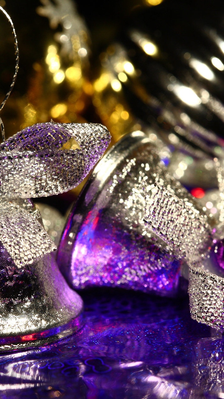 Weihnachten, Neujahr, Purpur, Veilchen, Christmas Ornament. Wallpaper in 720x1280 Resolution