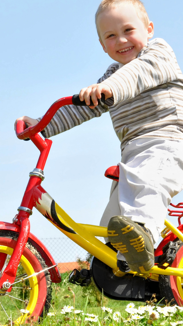 Bicicleta, Risa. Wallpaper in 750x1334 Resolution