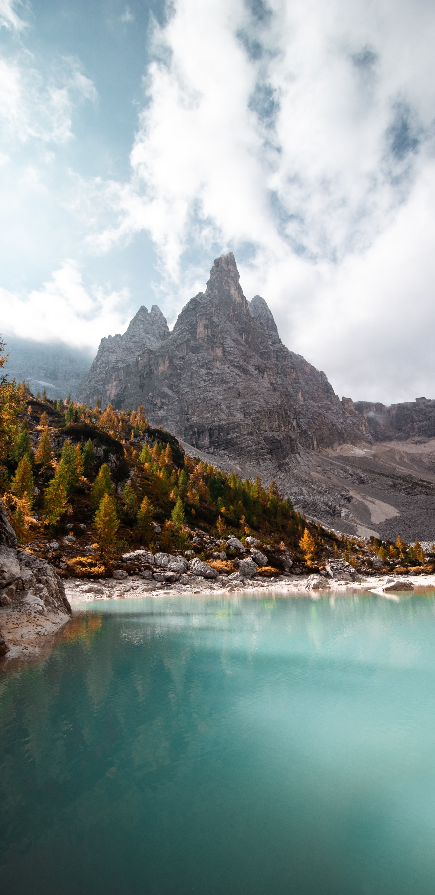 Wildnis, Natur, Bergigen Landschaftsformen, Blau, Cloud. Wallpaper in 1440x2960 Resolution