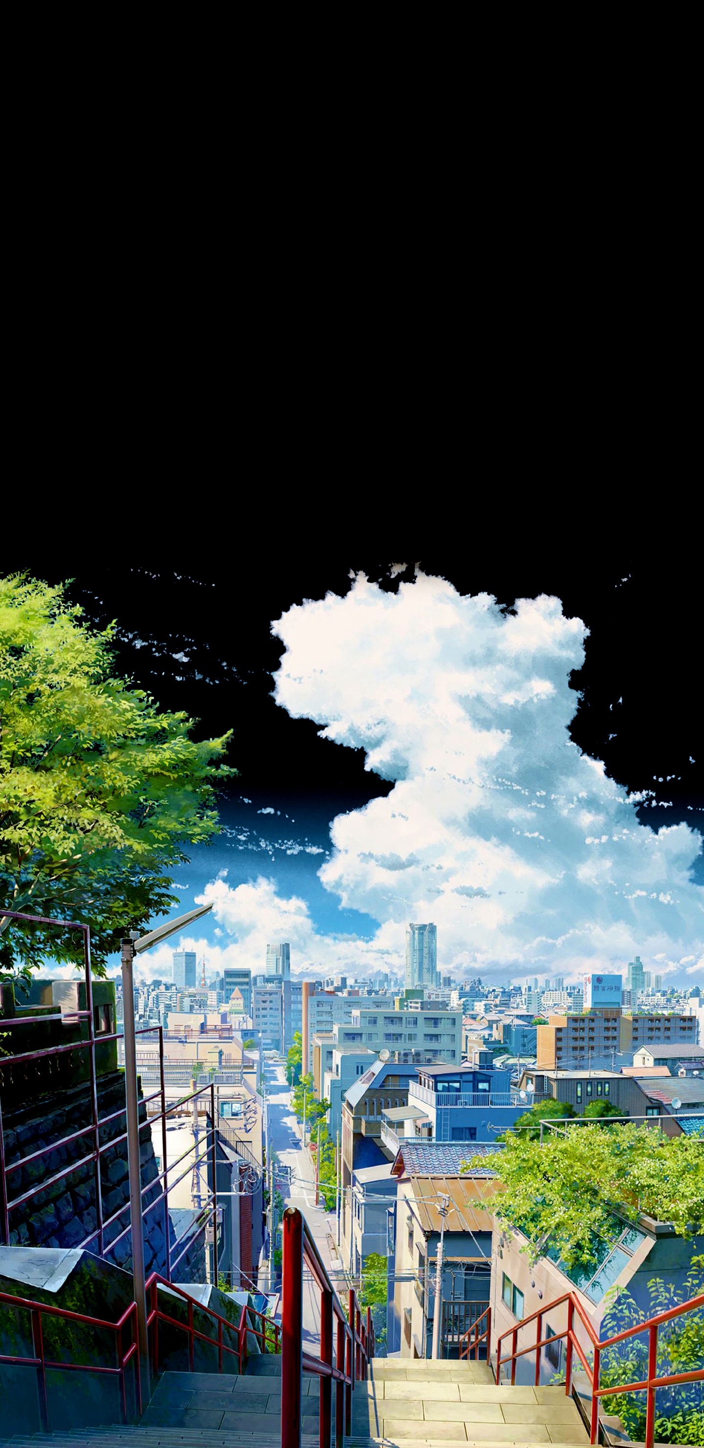 Anime Places, Sistine Fibel, Anime, Art, Cloud. Wallpaper in 1440x2960 Resolution