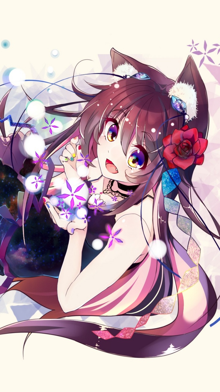 Personaje de Anime Femenino Pelirrojo. Wallpaper in 720x1280 Resolution