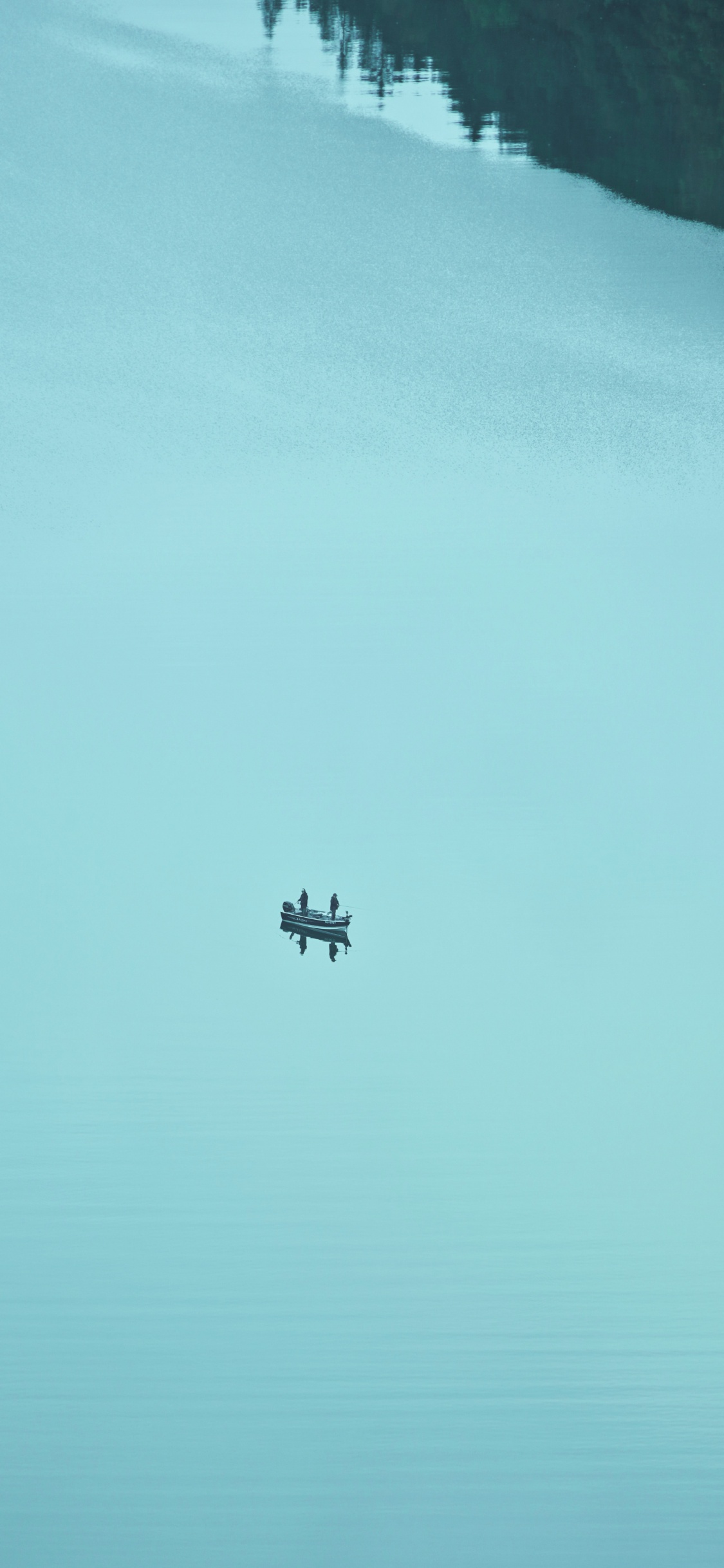 Avión Volando Sobre el Mar Durante el Día.. Wallpaper in 1125x2436 Resolution