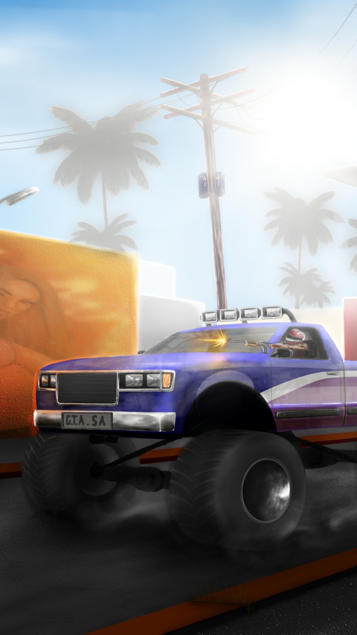 Grand Theft Auto San Andreas, Grand Theft Auto Iv, Mod, Auto, Transport. Wallpaper in 720x1280 Resolution