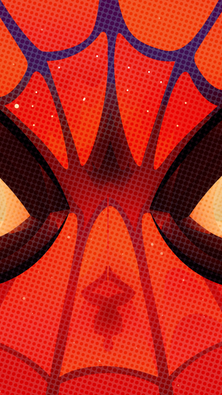 Rote Und Schwarze Abstrakte Malerei. Wallpaper in 750x1334 Resolution