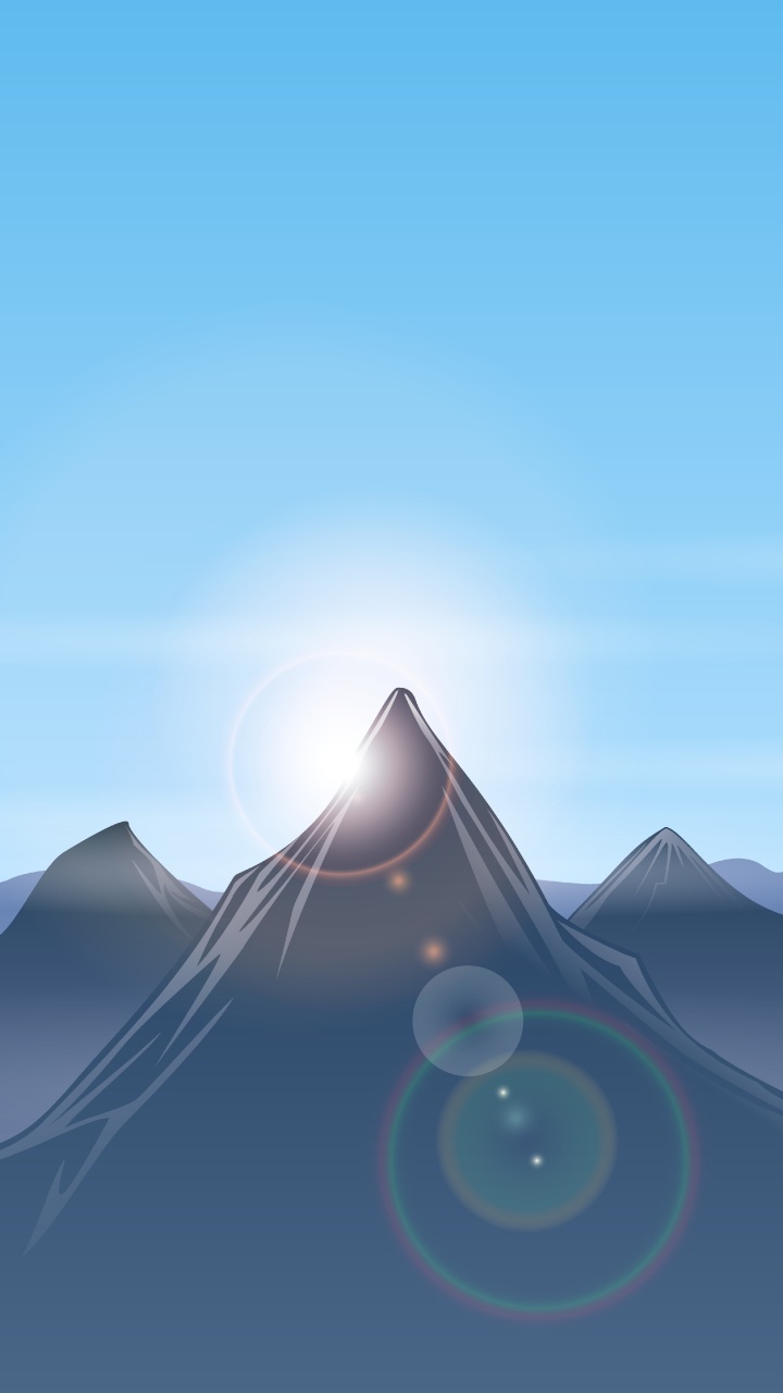 Slope, Mountain, Horizon, Natural Landscape, Astronomical Object. Wallpaper in 720x1280 Resolution