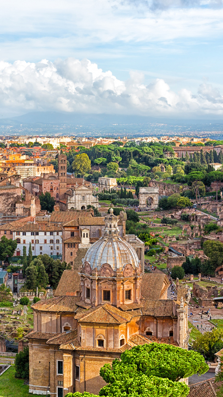 Aerial View of City During Daytime. Wallpaper in 750x1334 Resolution