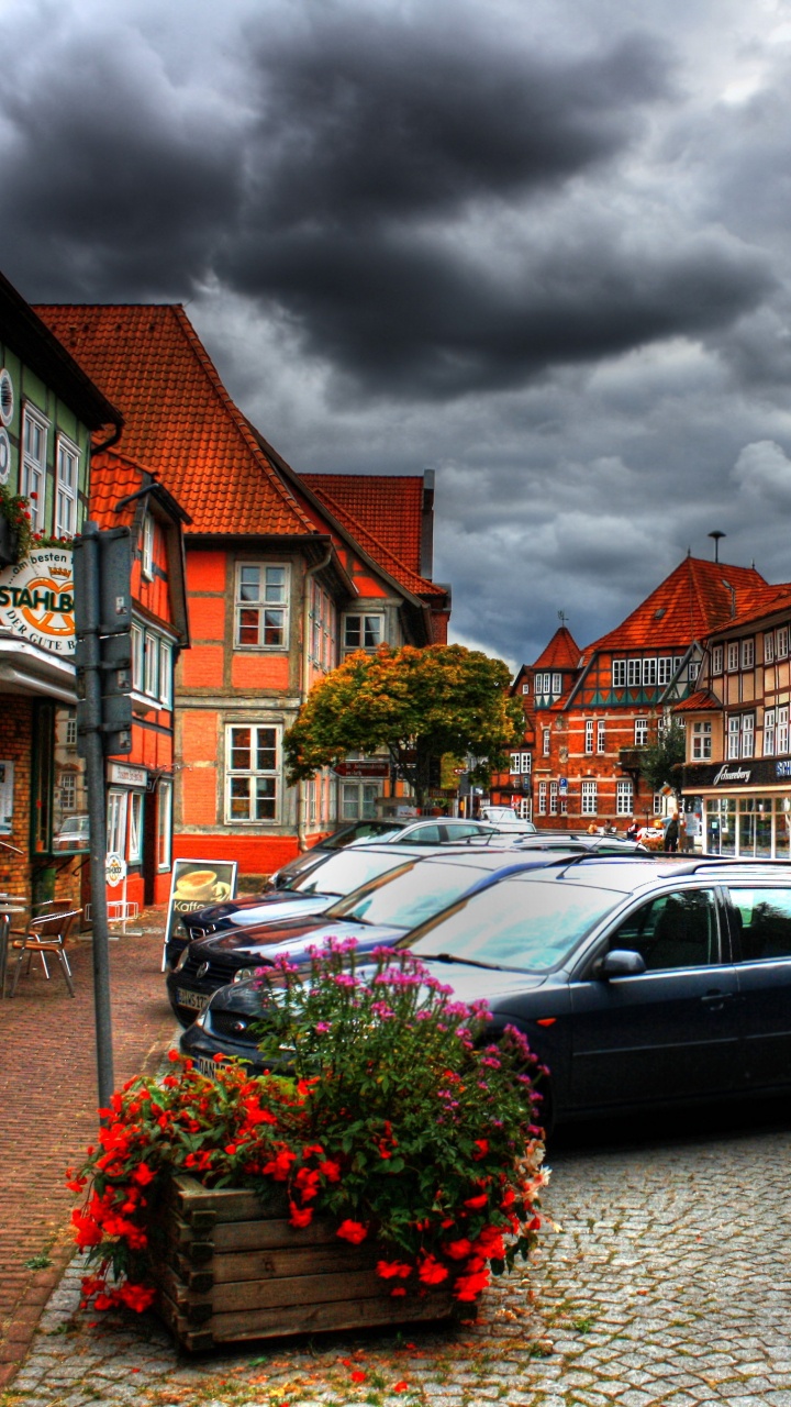 街, 城市, 街区, 住宅区, 农舍 壁纸 720x1280 允许