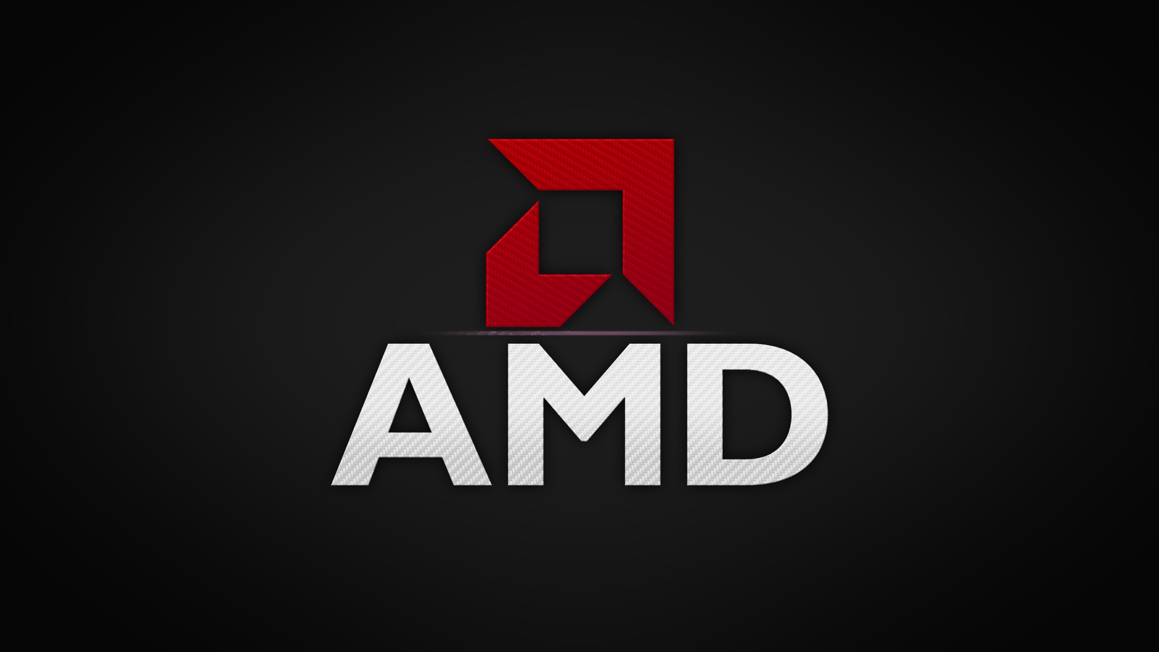 Advanced Micro Devices, Logo, Text, Brand, Graphics. Wallpaper in 3840x2160 Resolution