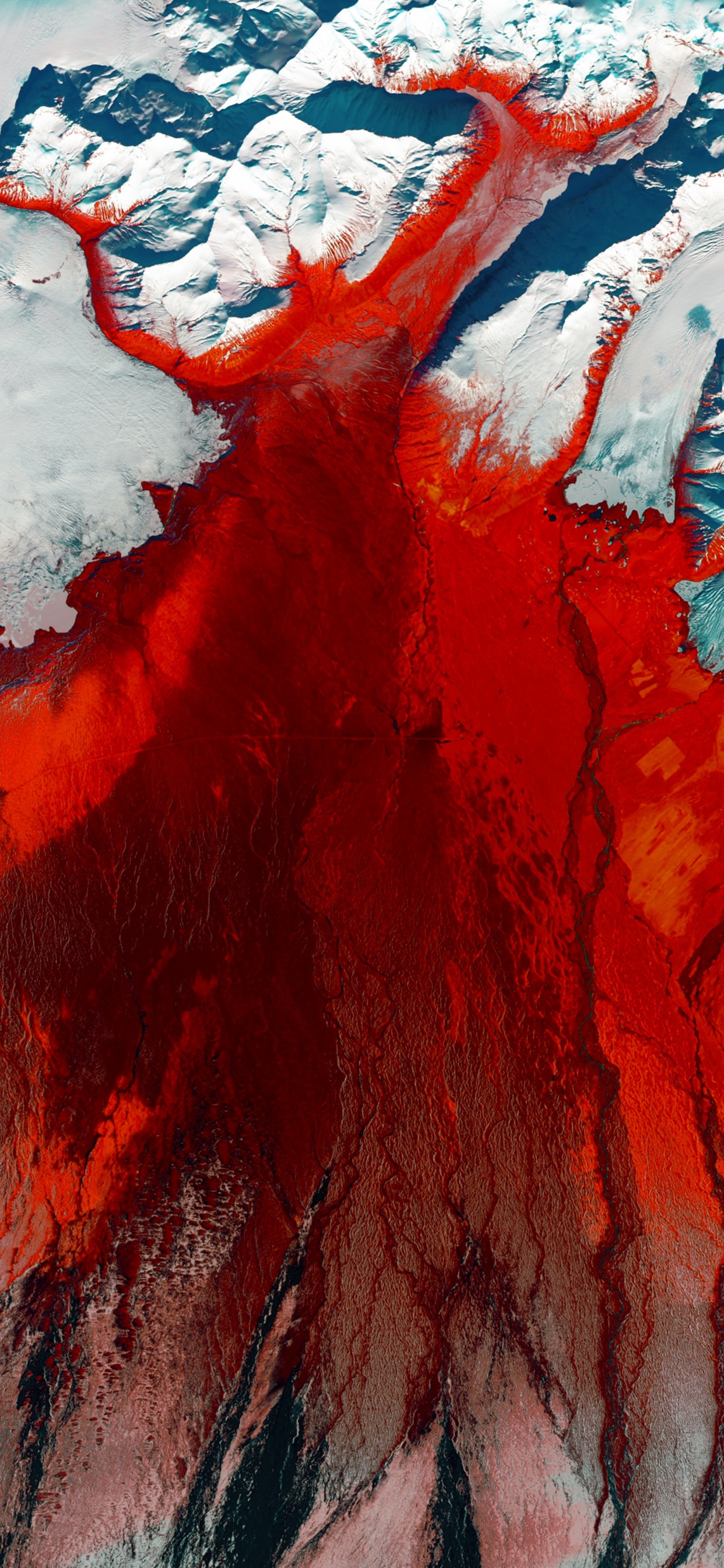 Earth, United States, United States Geological Survey, Art, Glacier. Wallpaper in 1242x2688 Resolution