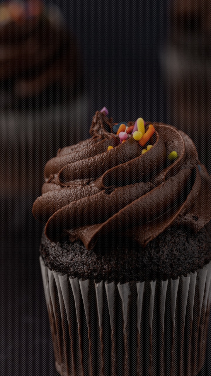 Chocolat, Cupcake, Gâteau au Chocolat, Crème au Beurre, Muffins. Wallpaper in 720x1280 Resolution