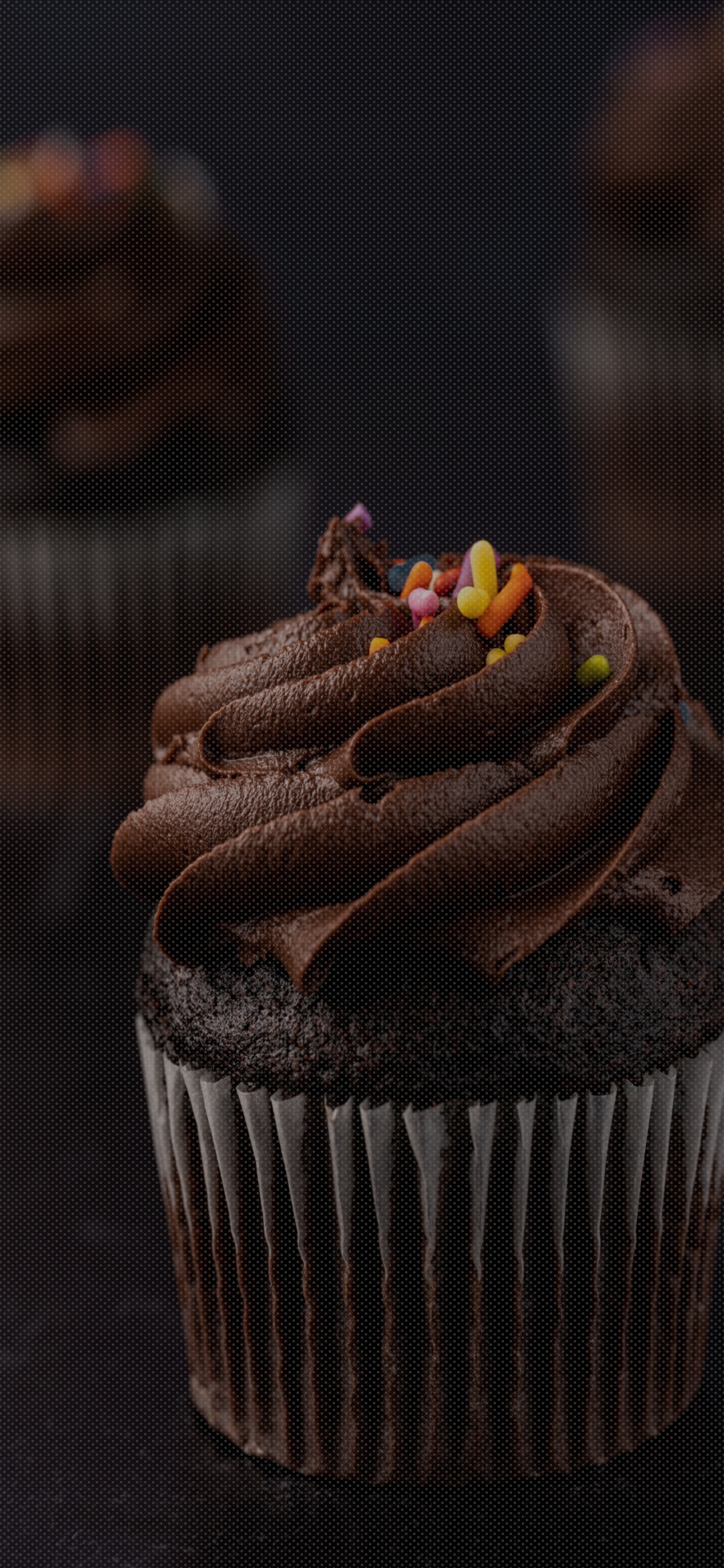 Chocolate, Cupcake, Chocolate Cake, Buttercream, Muffins. Wallpaper in 1125x2436 Resolution