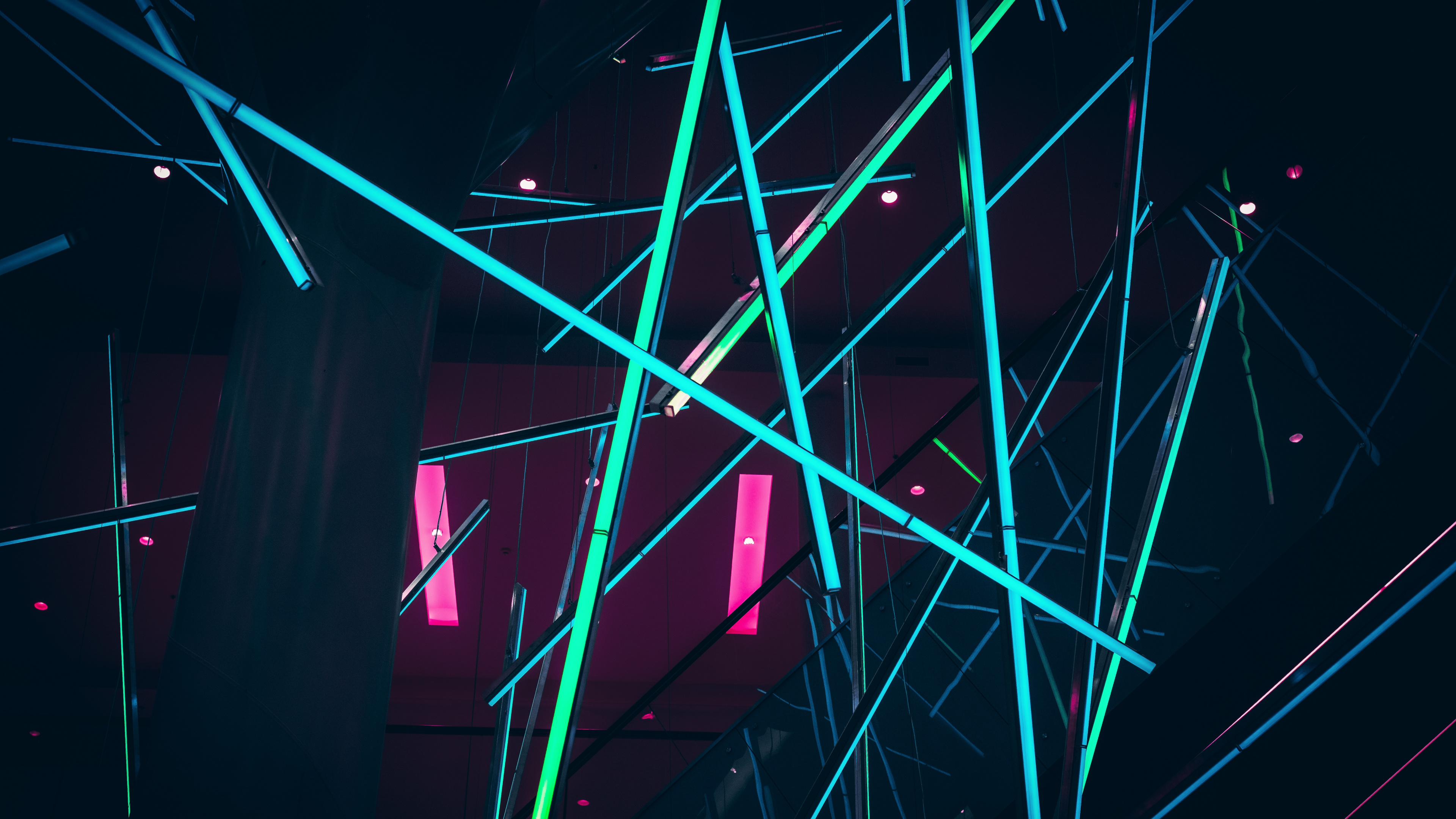 光, 空间, 激光, 视觉效果的灯光, 生产率 壁纸 3840x2160 允许