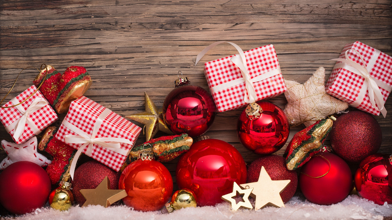 Weihnachten, Weihnachtsgeschenk, Weihnachtsdekoration, Christmas Ornament, Tradition. Wallpaper in 1280x720 Resolution