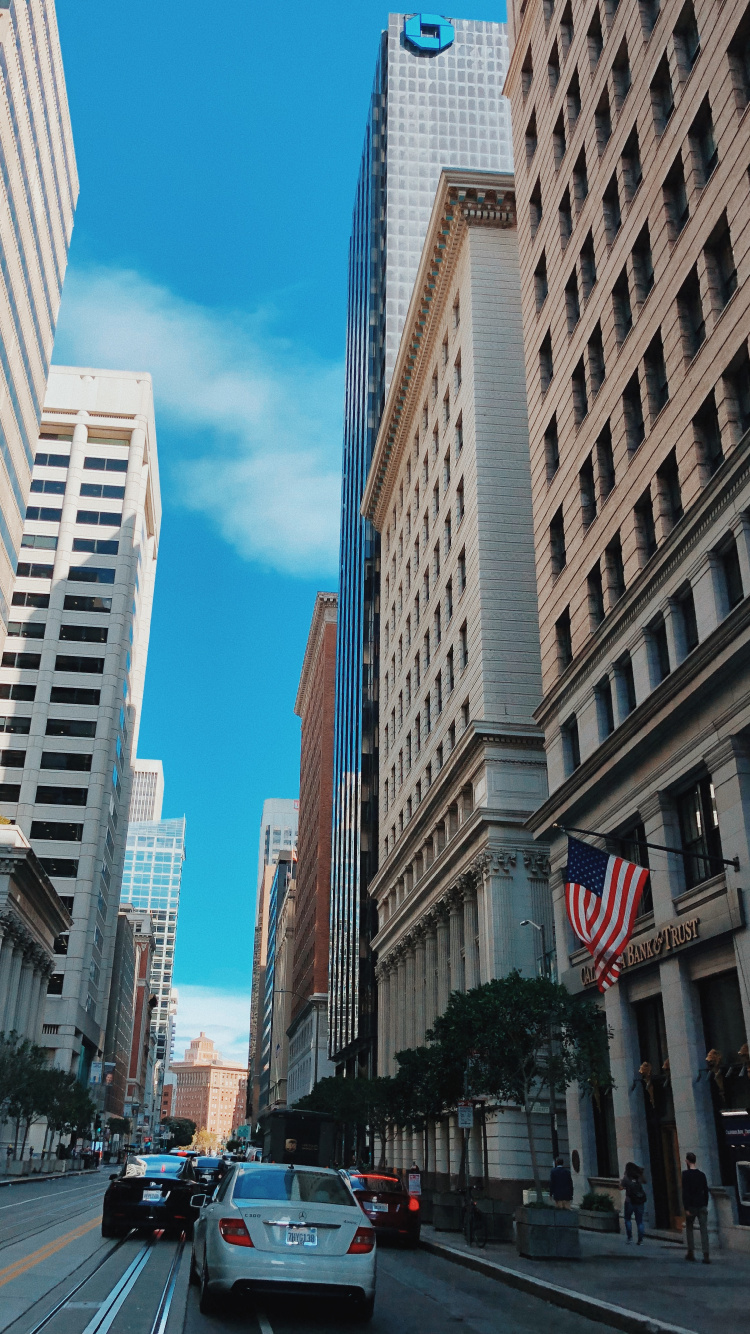 San Francisco, Flatiron Building, Fenêtre, Route, la Journée. Wallpaper in 750x1334 Resolution