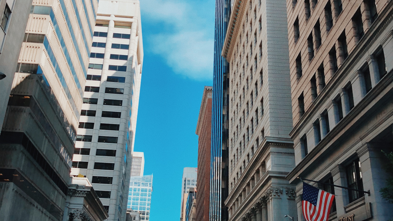 San Francisco, Flatiron Building, Window, Road, Daytime. Wallpaper in 1366x768 Resolution