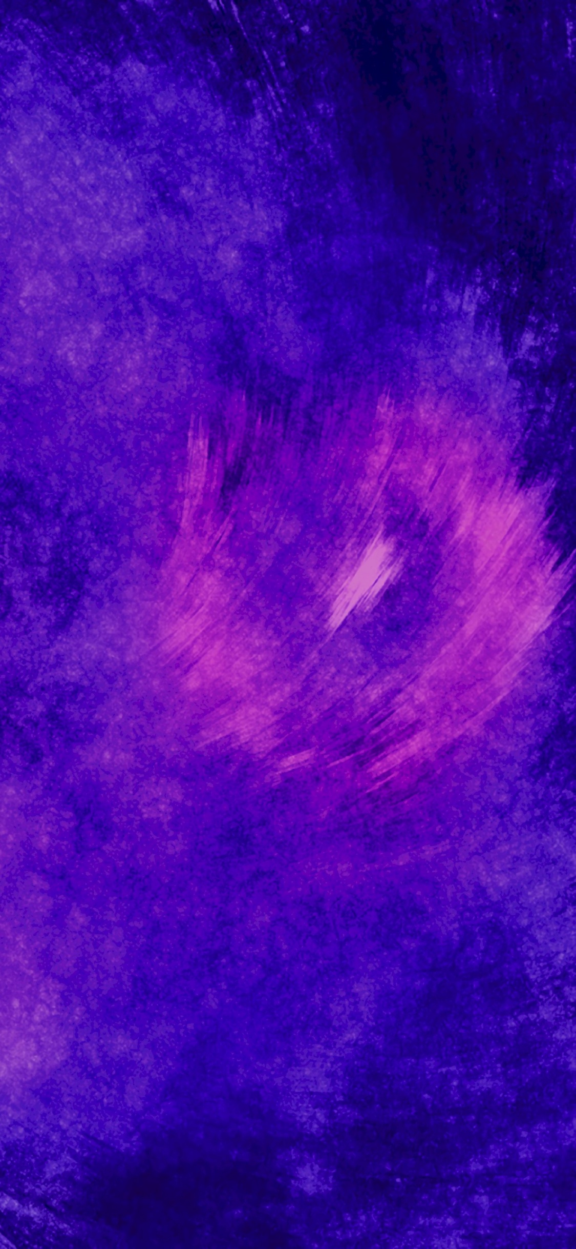 Illustration de la Galaxie Bleue et Blanche. Wallpaper in 1125x2436 Resolution