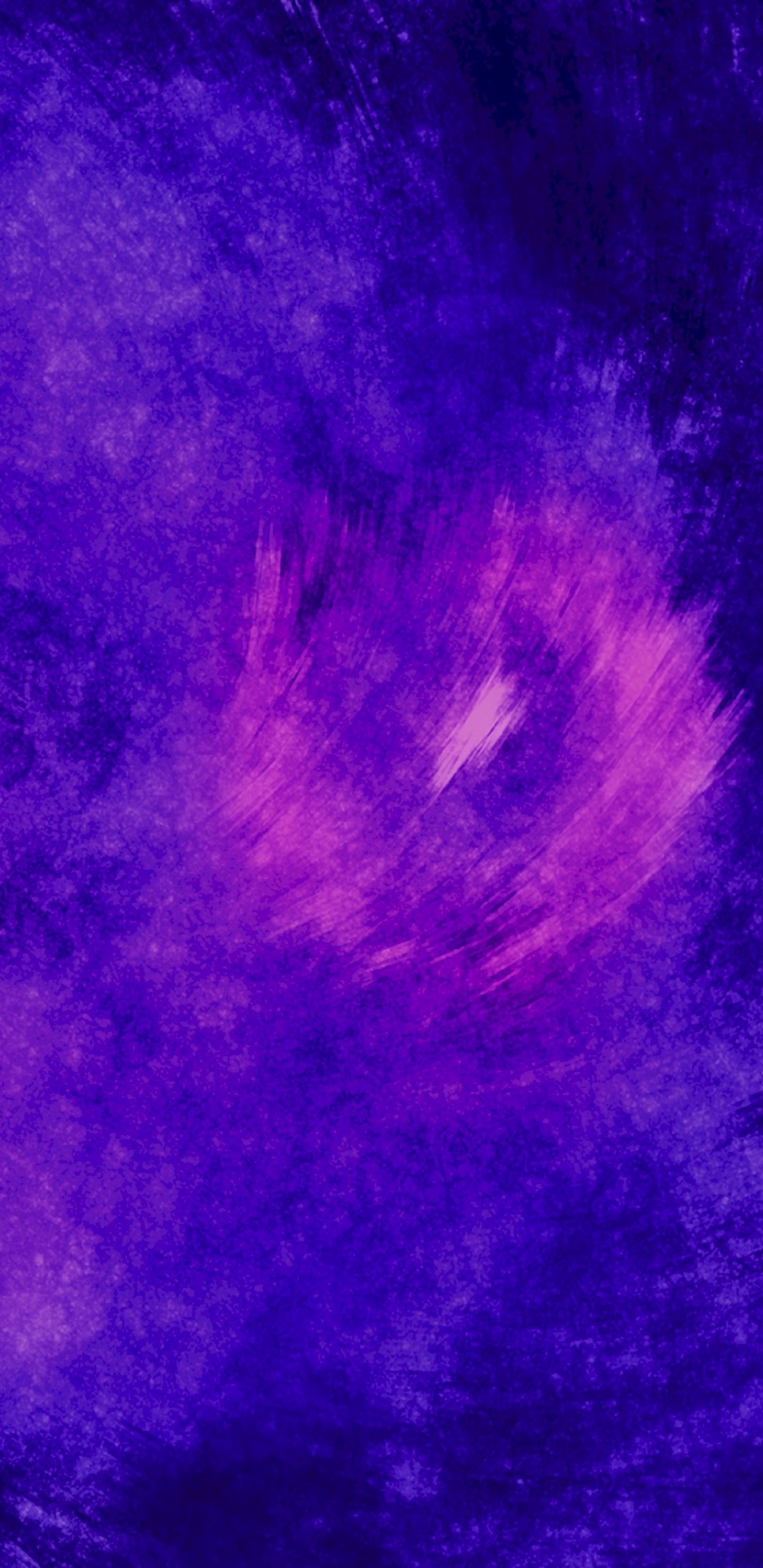 Illustration de la Galaxie Bleue et Blanche. Wallpaper in 1440x2960 Resolution