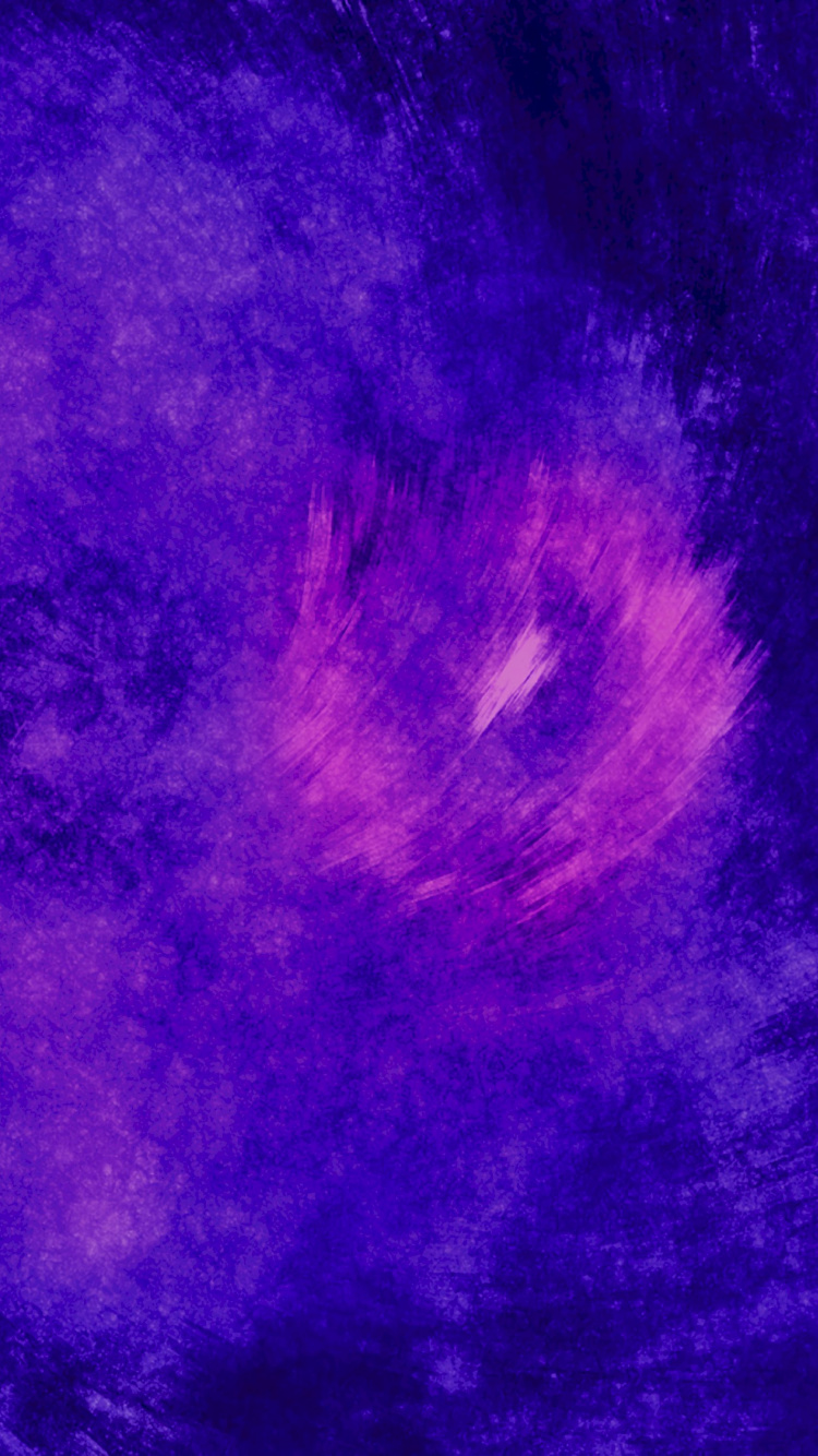 Blaue Und Weiße Galaxieillustration. Wallpaper in 750x1334 Resolution