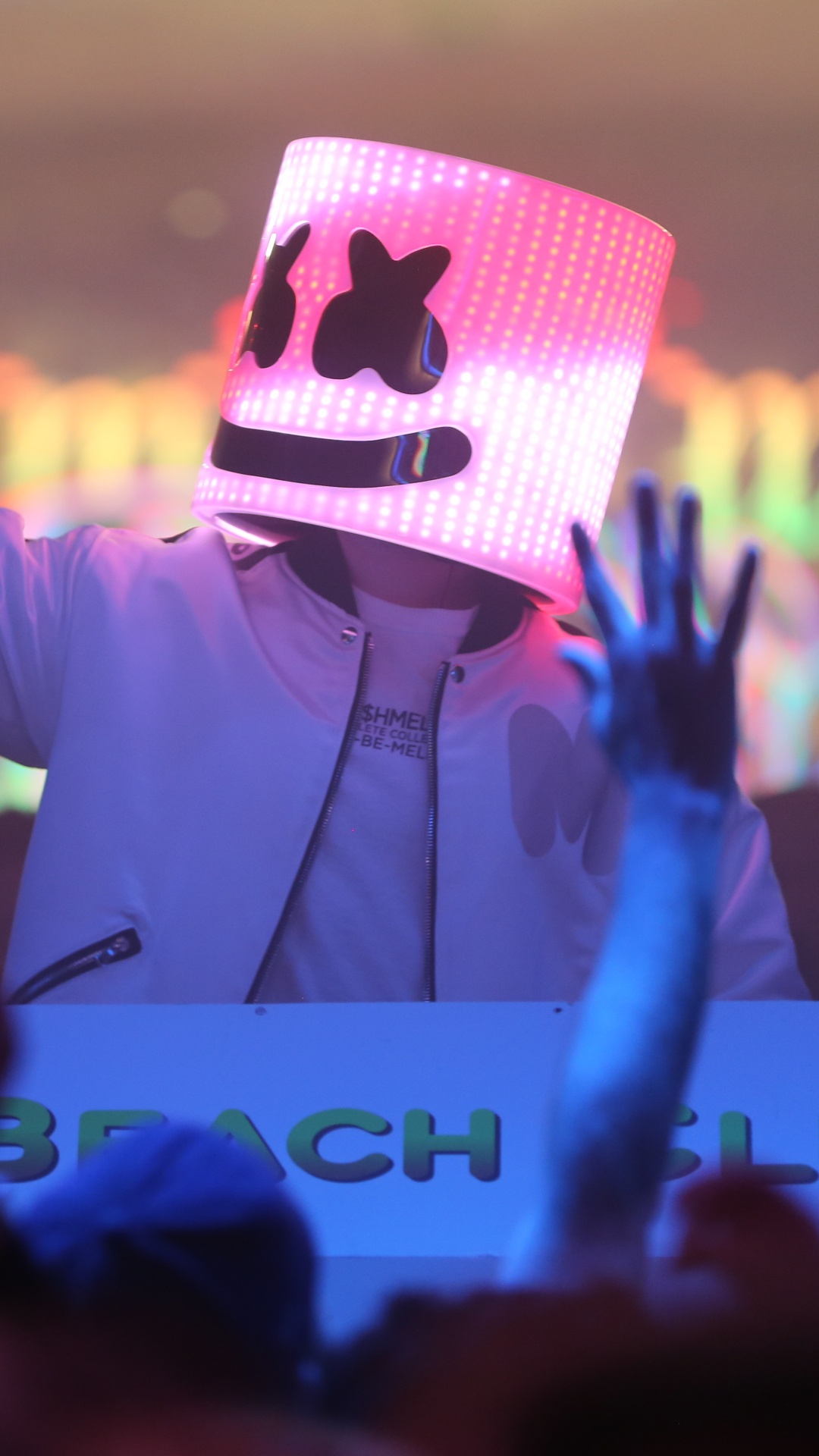 dj Marshmello, Rendimiento, Entretenimiento, Violeta, Morado. Wallpaper in 1080x1920 Resolution