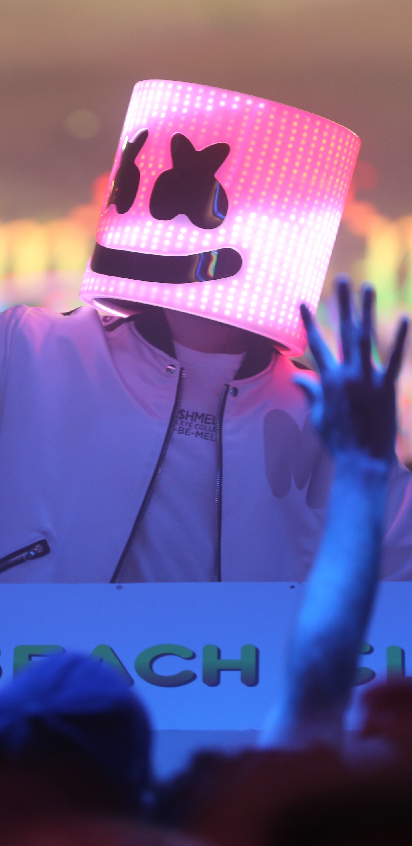 dj Marshmello, Rendimiento, Entretenimiento, Violeta, Morado. Wallpaper in 1440x2960 Resolution