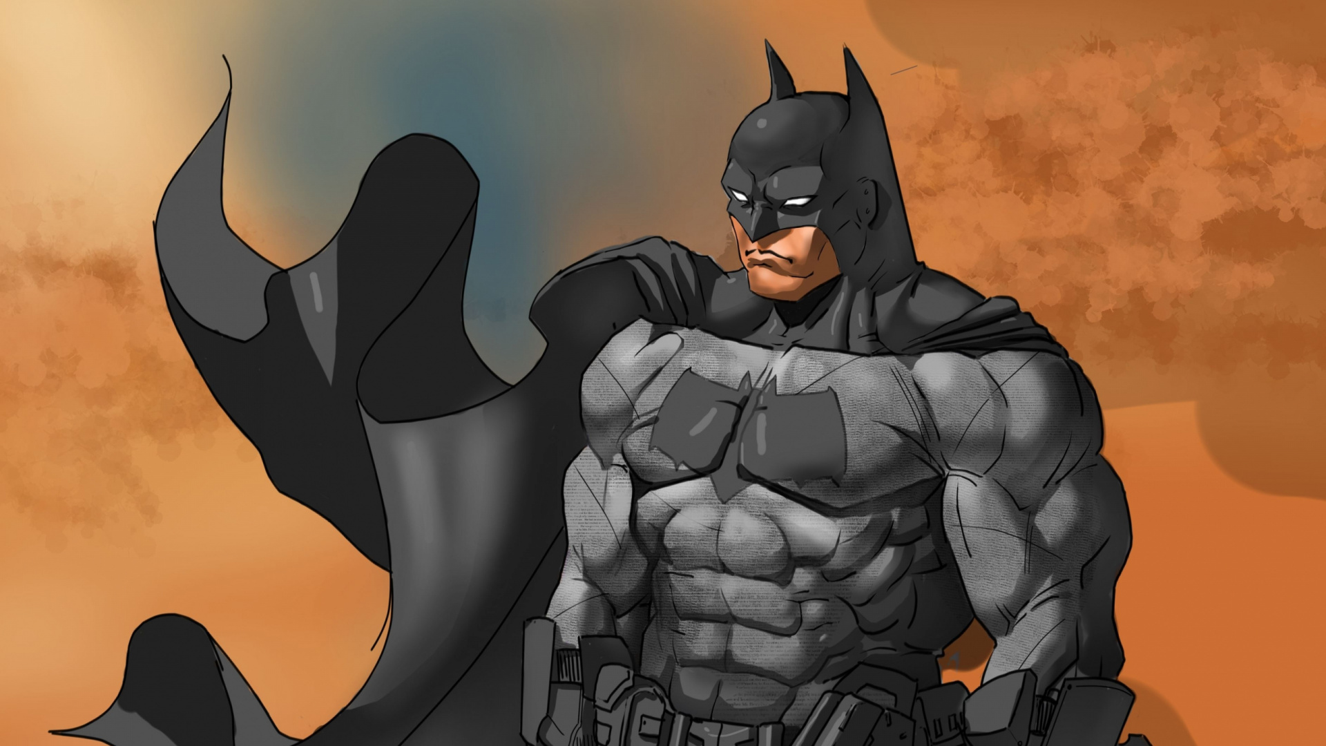 Fond D'écran Numérique Batman et Superman. Wallpaper in 1920x1080 Resolution