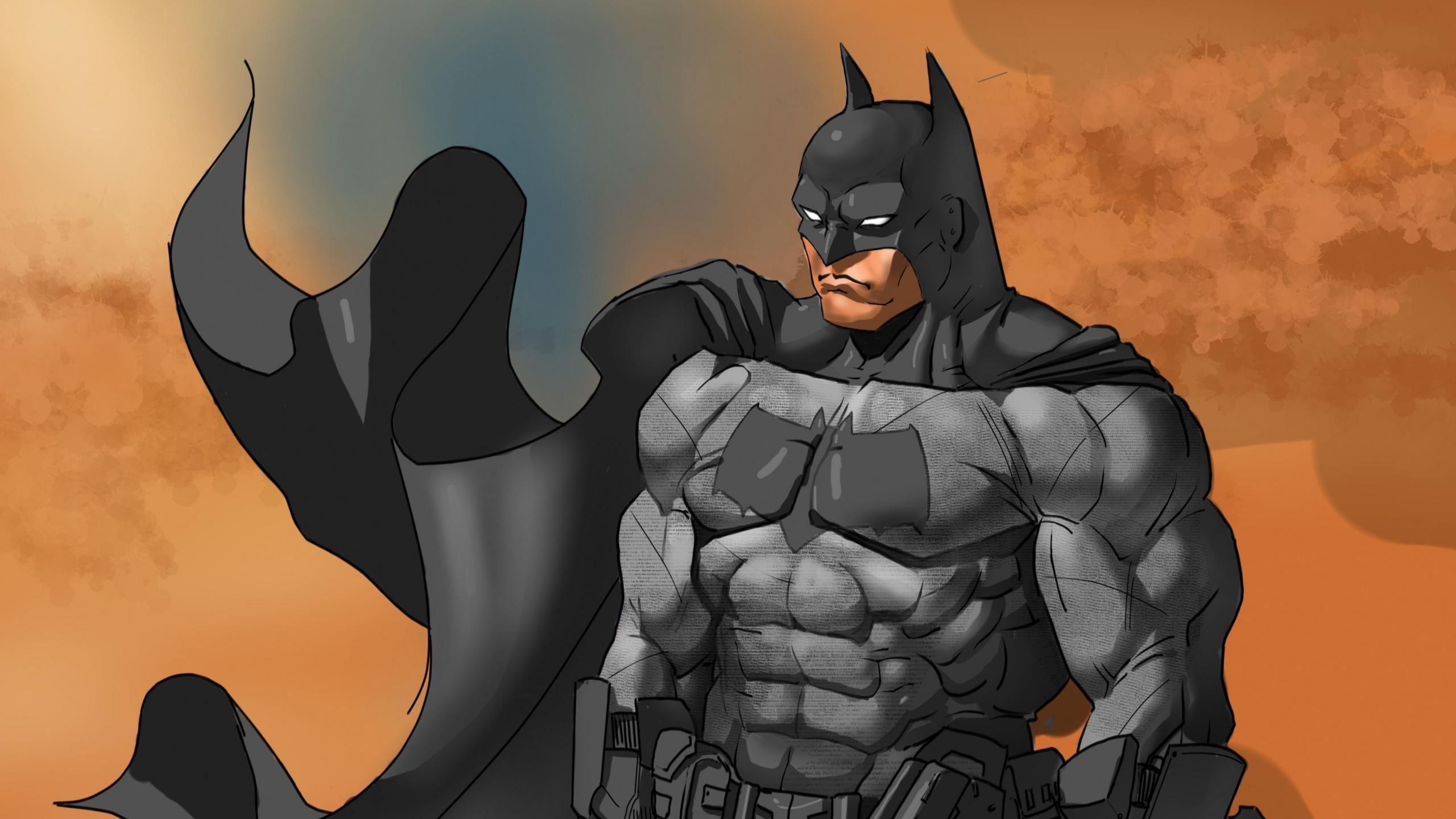 Fondo de Pantalla Digital de Batman y Superman. Wallpaper in 2560x1440 Resolution