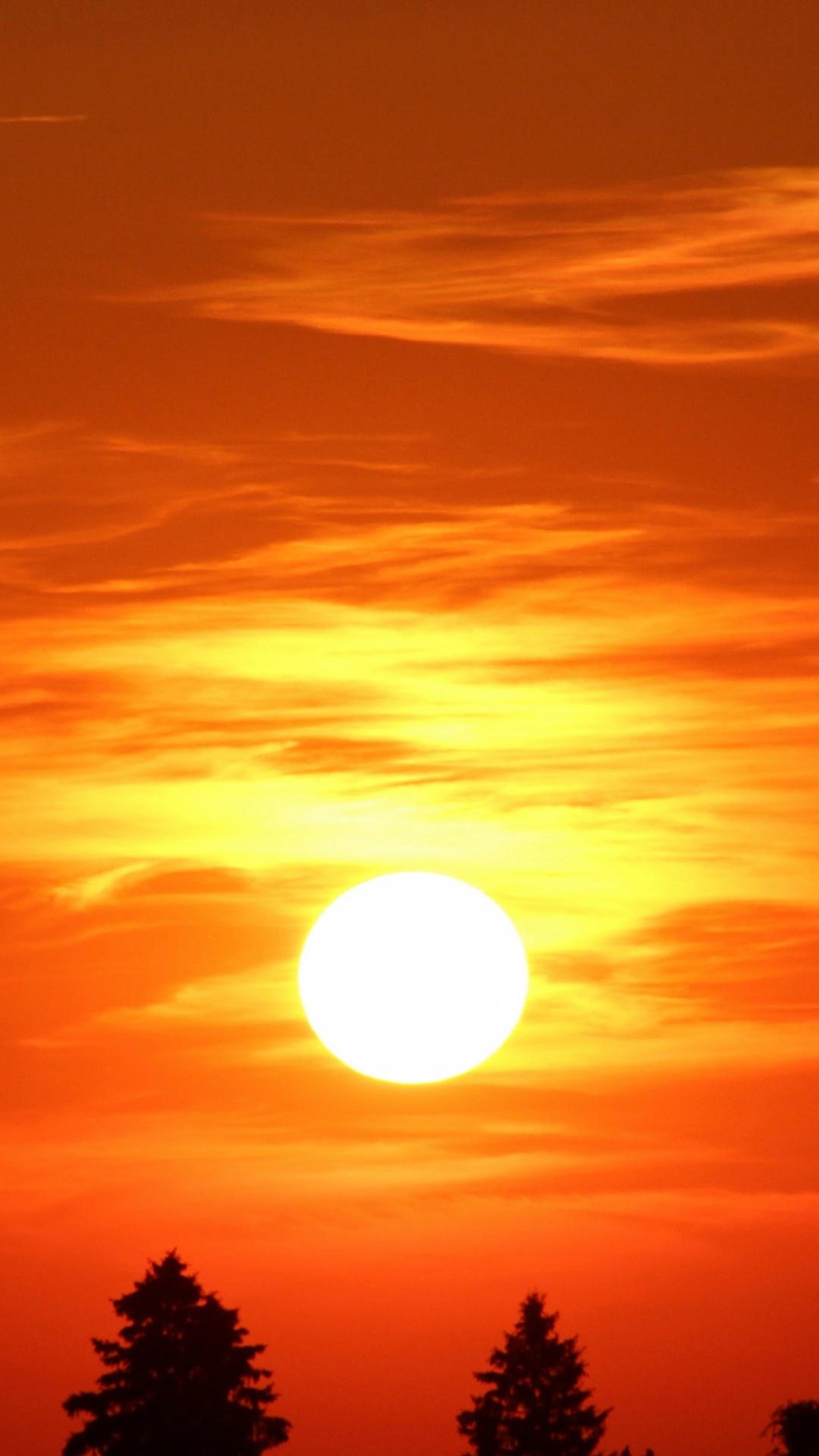 日落, 余辉, 太阳, 日出, 地球的气氛 壁纸 1080x1920 允许