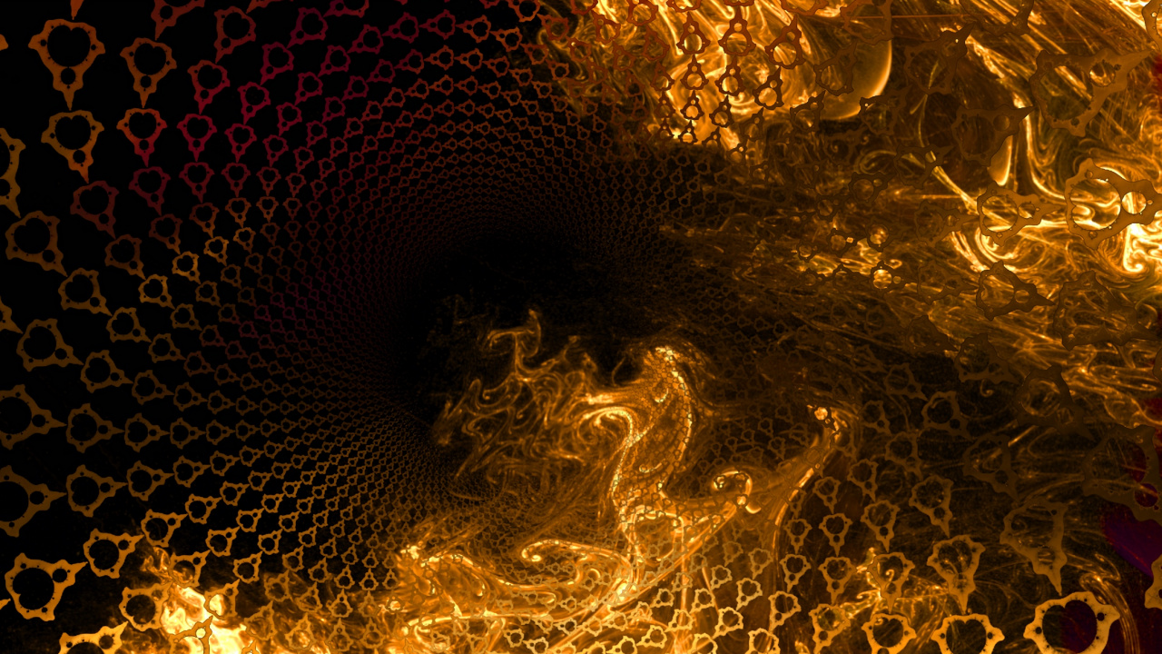 Peinture Abstraite Brune et Noire. Wallpaper in 1280x720 Resolution