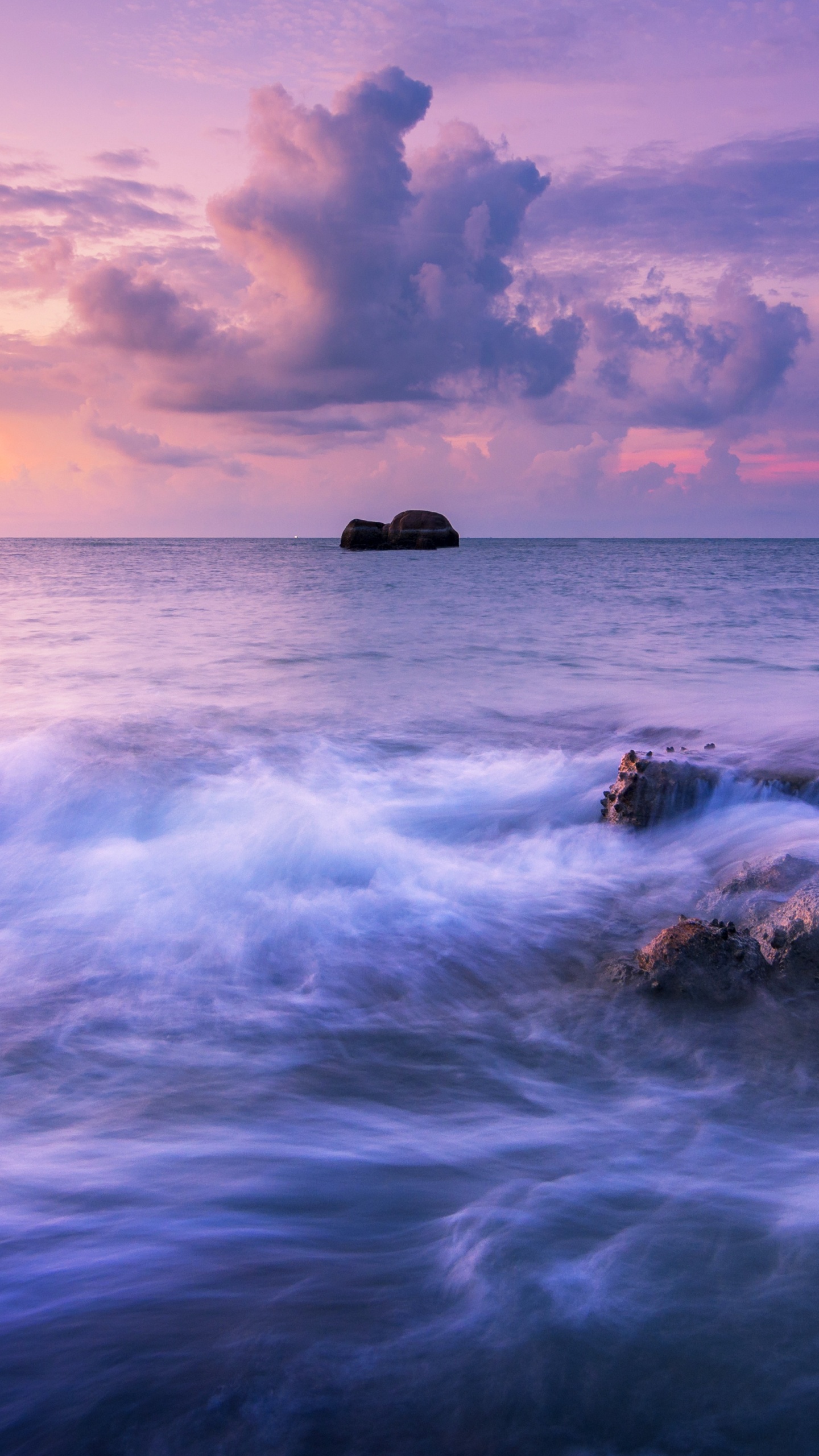 le Fracas Des Vagues, Eau, Atmosphère, Blue, Azure. Wallpaper in 1440x2560 Resolution