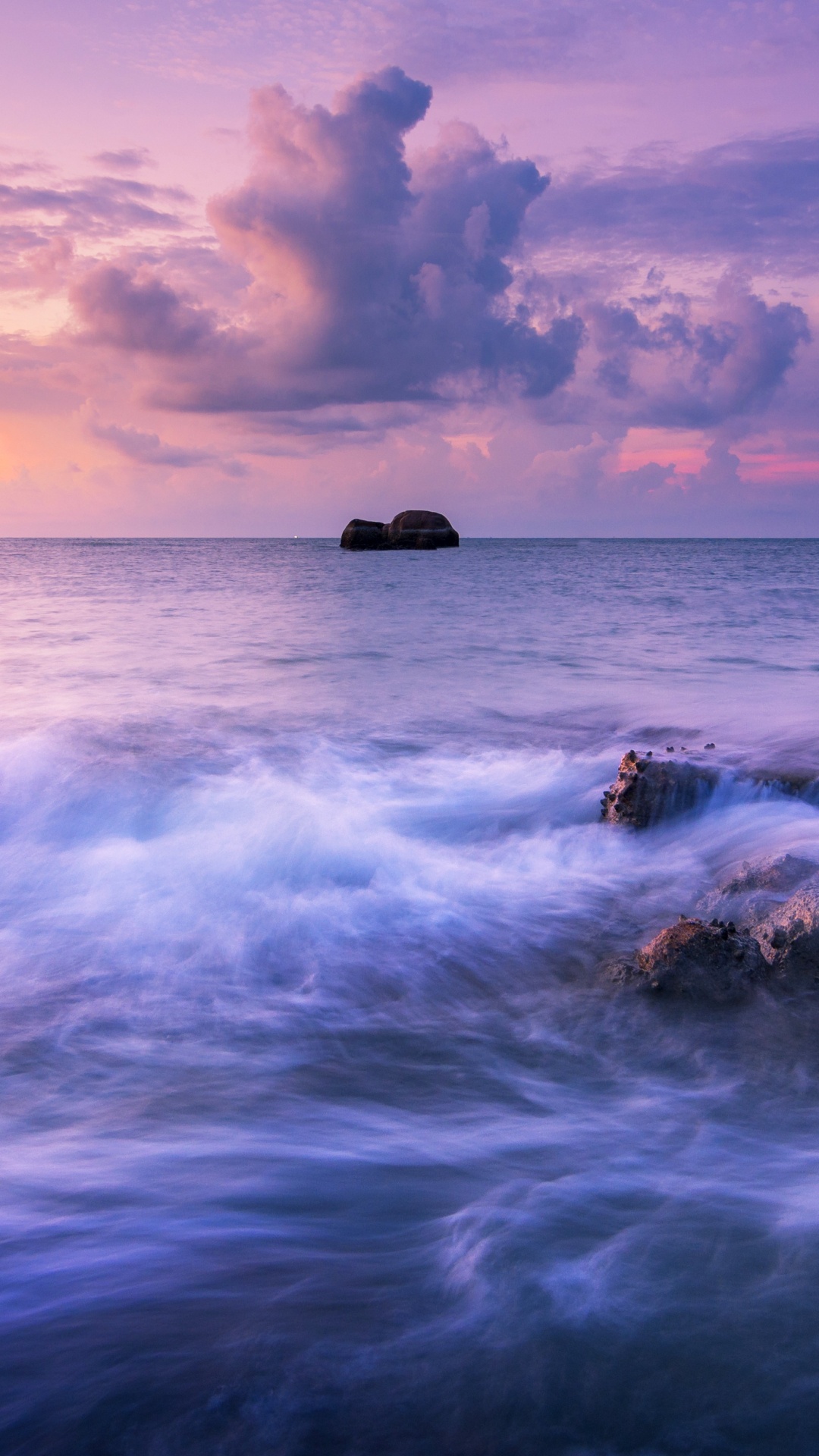 Waves Crashing, Landscape, Ocean, Cloud, Water. Wallpaper in 1080x1920 Resolution