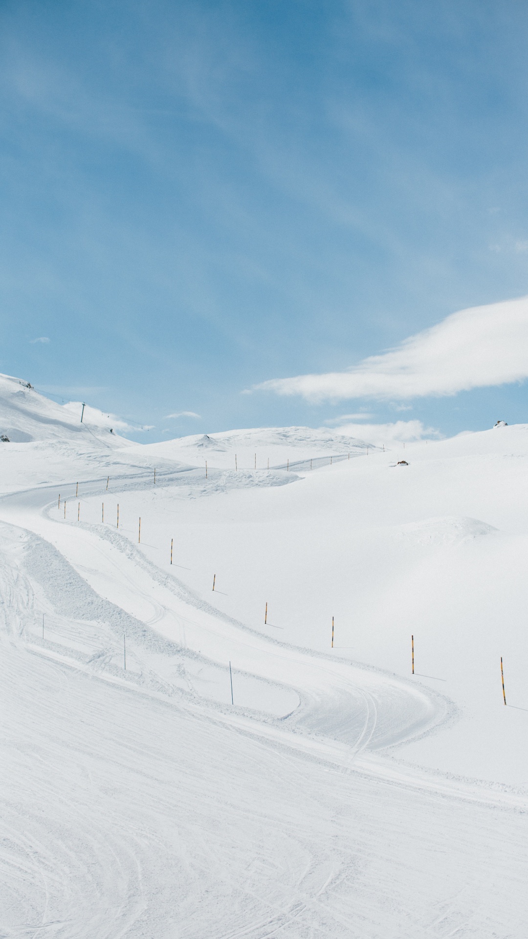 Snow, White, Winter, Slope, Piste. Wallpaper in 1080x1920 Resolution