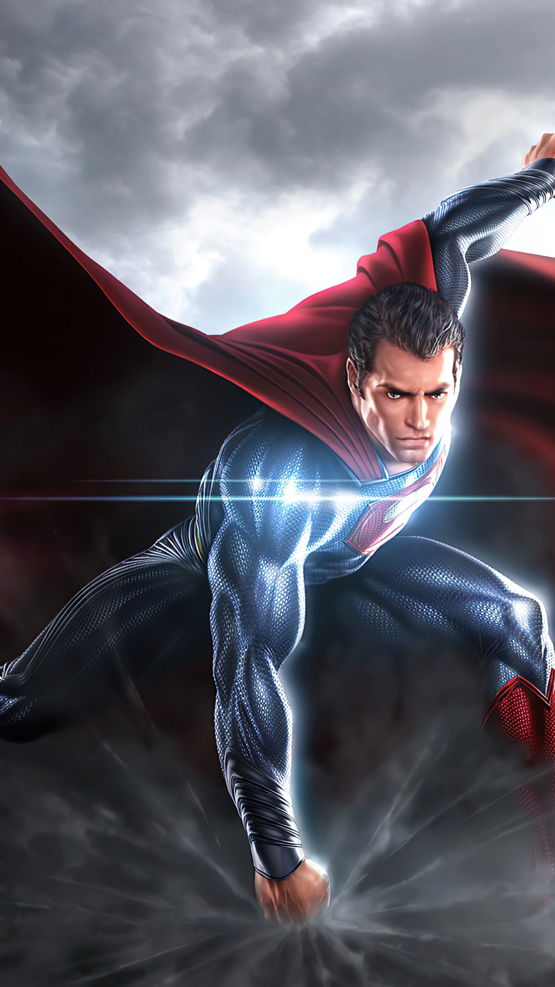 Homme d & # 39; Art Conceptuel en Acier, Zack Snyder, L'homme D'acier, Faora, Superman. Wallpaper in 1080x1920 Resolution