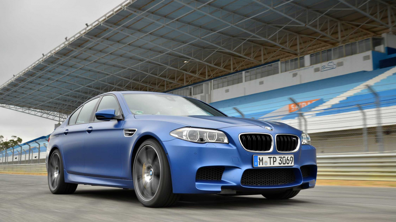 Blau Bmw m3 Coupe. Wallpaper in 1280x720 Resolution