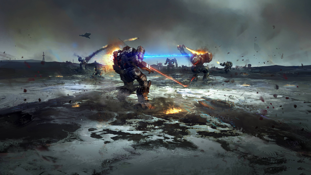 BattleTech, Harebrained Schemes, pc Game, Explosion, World. Wallpaper in 1280x720 Resolution