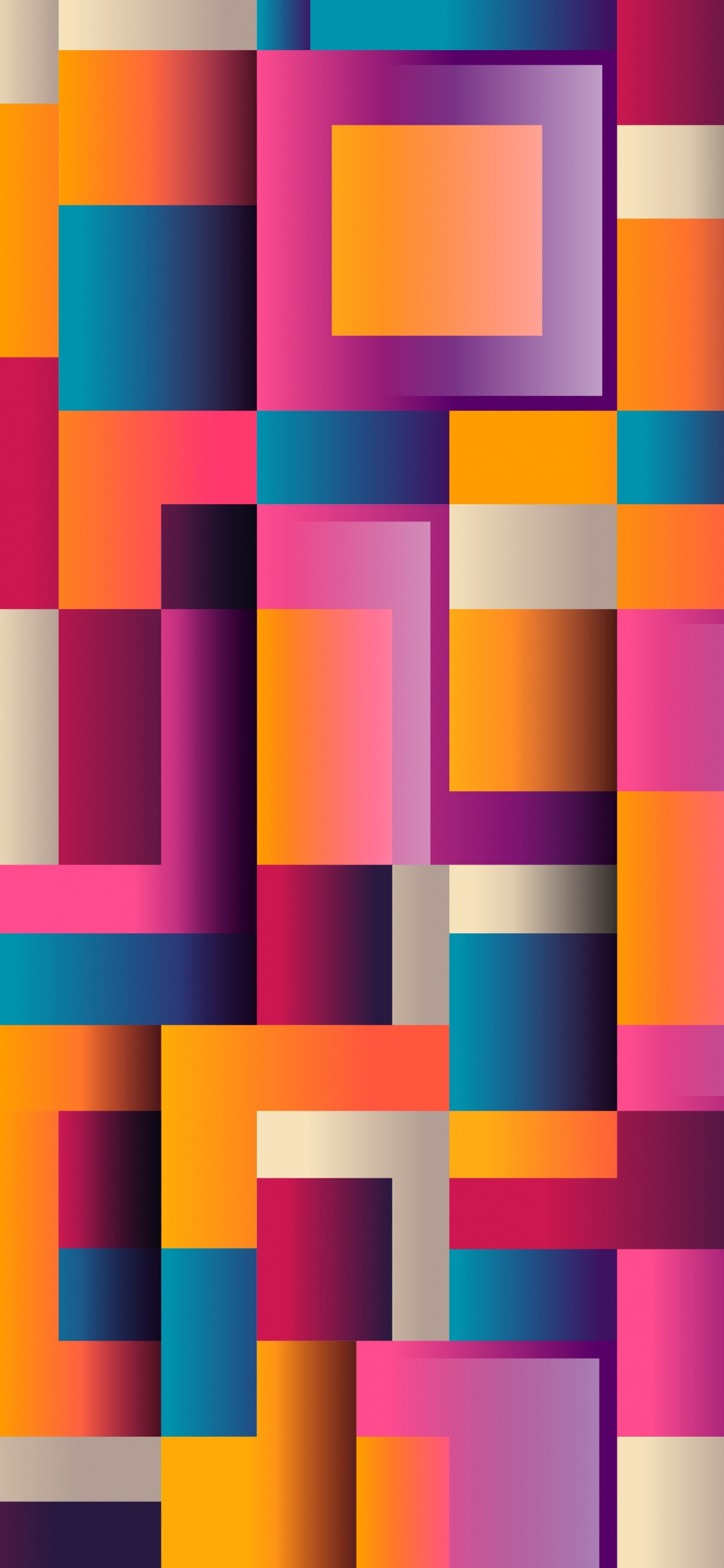 Blue Green and Yellow Multi Color Illustration. Wallpaper in 1242x2688 Resolution