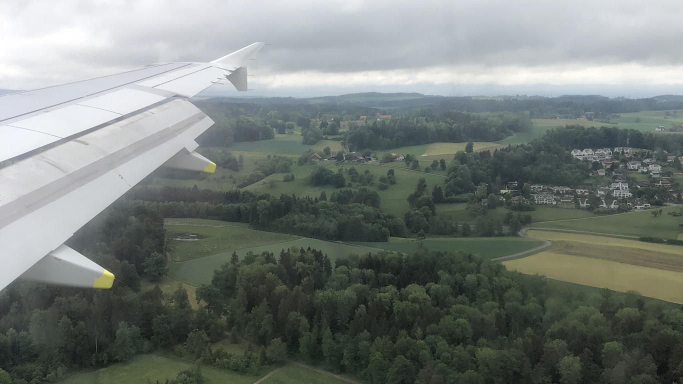 Flight, Airplane, Aviation, Birds Eye View, Physics. Wallpaper in 1366x768 Resolution