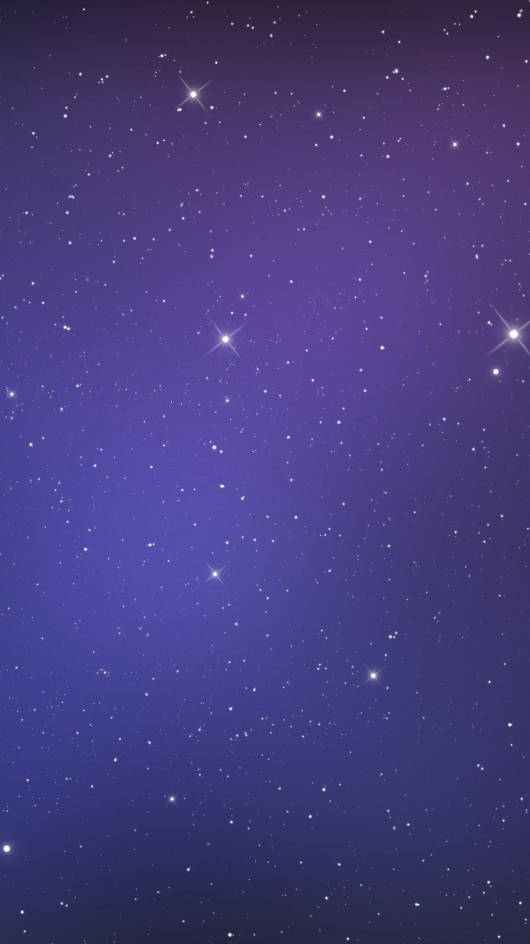 Stars in The Sky During Night Time. Wallpaper in 750x1334 Resolution