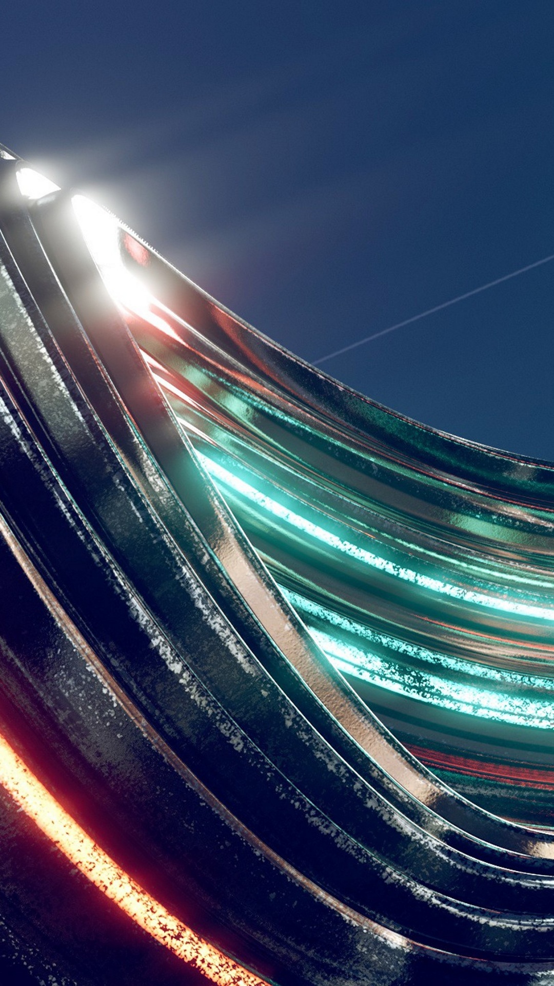 3d Swirl, Graphics, Light, Electricity, Line. Wallpaper in 1080x1920 Resolution