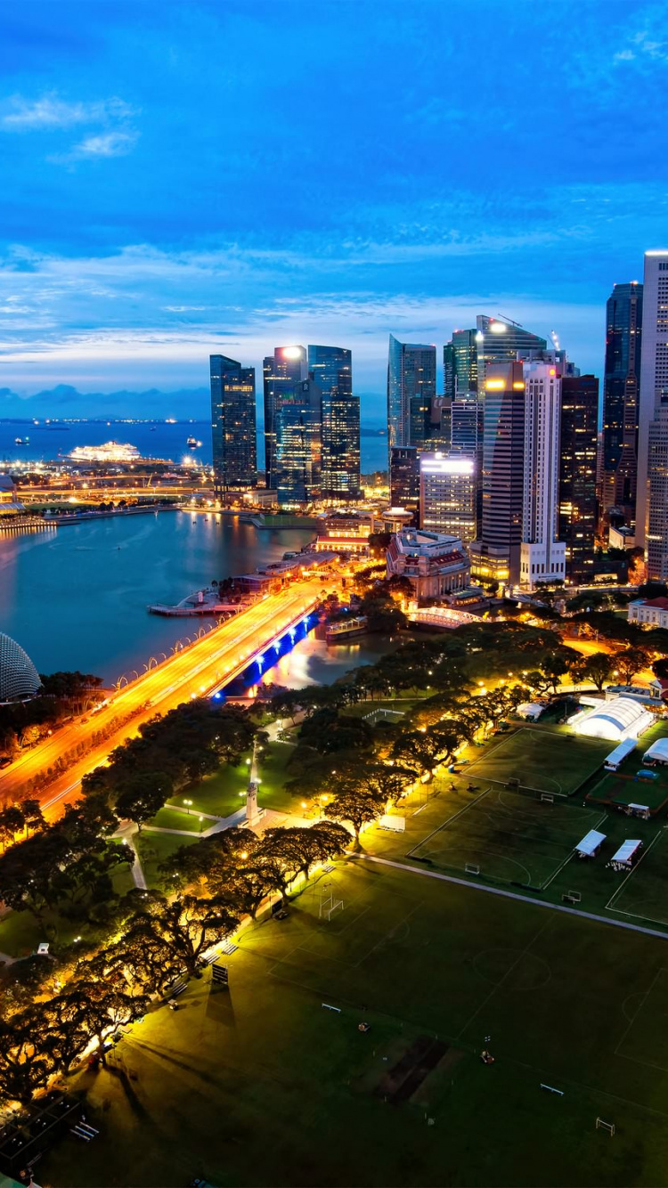 城市景观, 城市, 天际线, 大都会, 市中心 壁纸 750x1334 允许