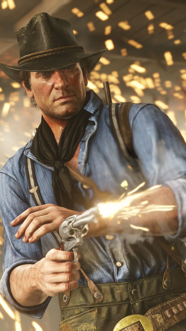 Red Dead Redemption 2, Red Dead Redemption, Arthur Morgan, Rockstar Games, Juego de Pc. Wallpaper in 750x1334 Resolution