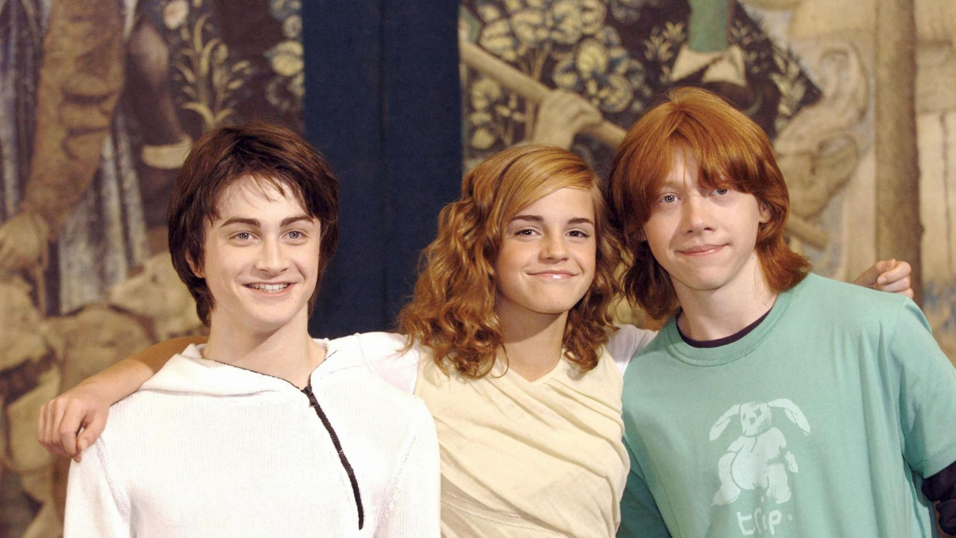 艾玛*沃特森, 哈利*波特, 赫敏, 乐趣, 微笑 壁纸 1920x1080 允许