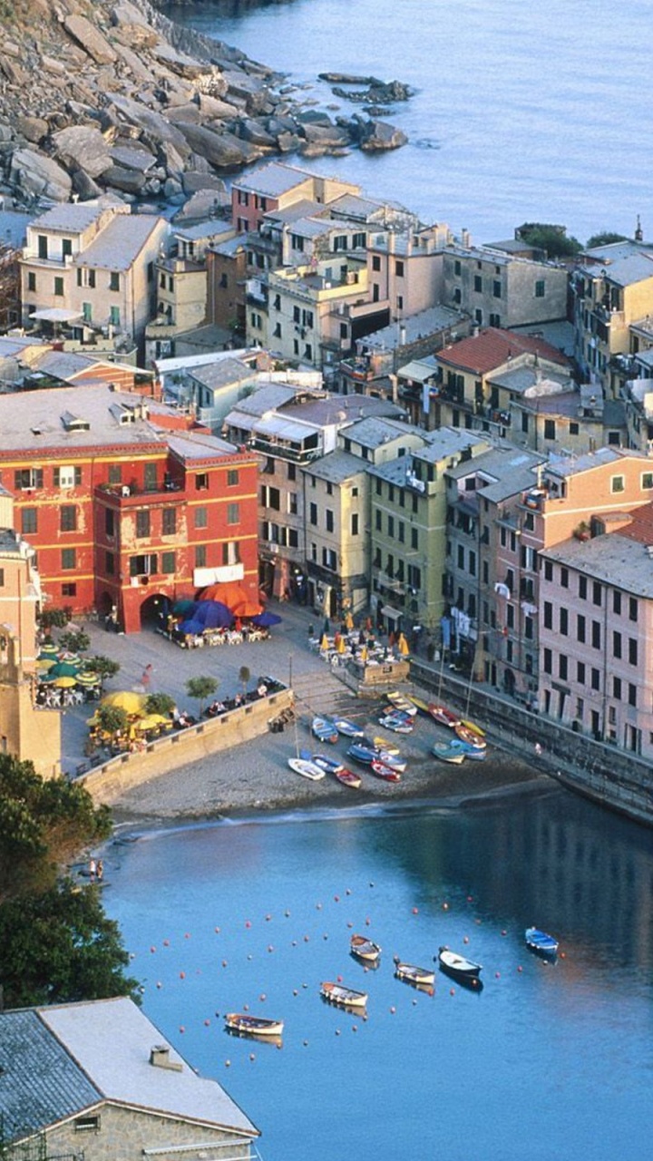 城市, 海岸, 旅游业, 村庄, 鸟瞰图 壁纸 720x1280 允许